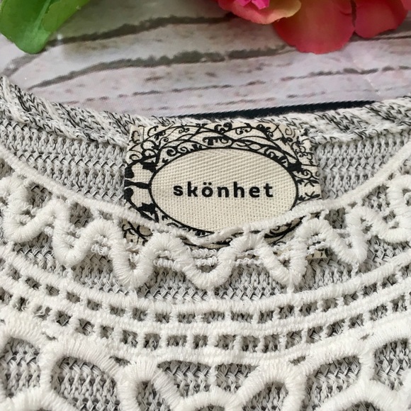 😎 Lace & stripe knit swing tank - Picture 7 of 8